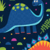 Dinosaurs - Navy by Craft Cotton