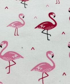 Flamingoes - Spandex Jersey Fabric