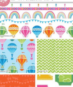 Fat Qtr - Hot Air Balloon by Stuart Hilliard