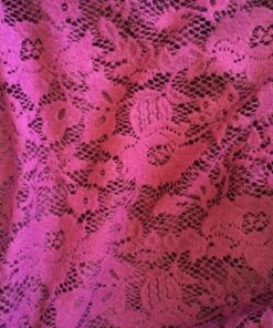 Claret Lace Fabric