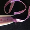 15mm Pink/Grey Embroidery Ribbon