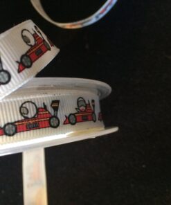12mm Racing Car Ribbed Ribbon
