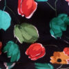 Viscose Dress Fabric - Green Floral Turnips