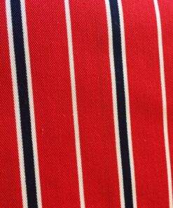 Alternative view of Cotton Canvas – Premium Quality- 60” wide. 100% Cotton- Red Striped