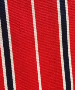 Cotton Canvas – Premium Quality- 60” wide. 100% Cotton- Red Striped