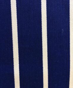 Cotton Canvas - Premium Quality- 60” wide. 100% Cotton- Royal Blue Striped