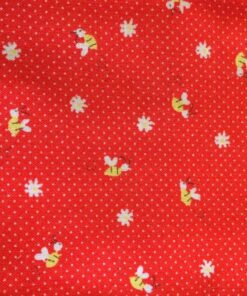 Ditsy Floral on Red - Fat Quarter