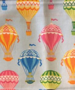 Hot Air Balloon- Sky Blue - Fat Quarter