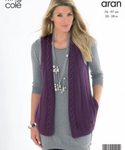 Alternative view of King Cole Knitting Pattern 3293