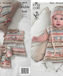 Alternative view of King Cole Knitting Pattern 4011