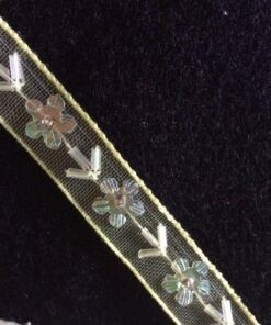 15mm Lemon Organza Trim