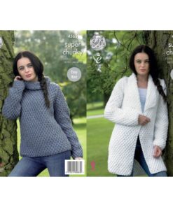 Alternative view of King Cole Knitting Pattern 4363