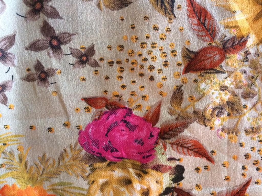 100% Polyester Fabric - Floral Pattern - The Fabric Palace