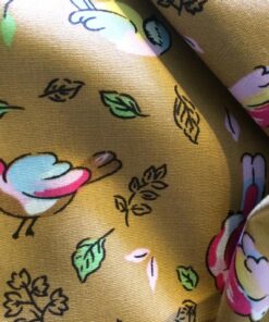 Alternative view of Birds by Rose and Hubble - 100% Cotton