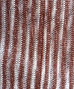 Brown Striped Jersey Fabric