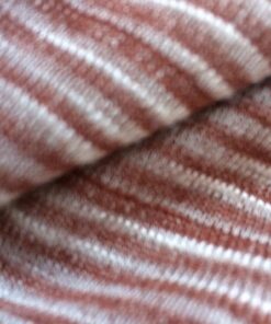 Alternative view of Brown Striped Jersey Fabric