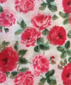 Alternative view of Floral Cotton Poplin Fabric