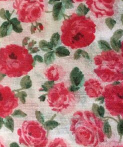 Floral cotton poplin