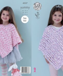 King Cole Yummy Knitting Pattern 4537