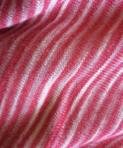 Pink-Stripes Jersey Fabric