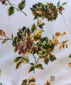 Pure Soft Cotton Jersey Fabric - Floral Print