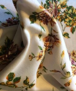 Alternative view of Pure Soft Cotton Jersey Fabric - Floral Print