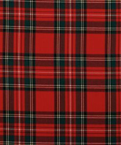 Tartan Fabric - Red-Black